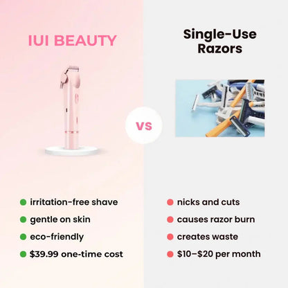 2in1 Painless Bikini Hair Trimmer – Waterproof, Skin-Safe & Rechargeable