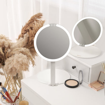 Abigail LED Travel Makeup Mirror - Portable Glow Anywhere | Louvrs