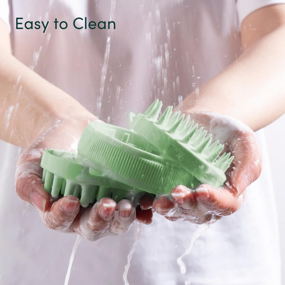 Silicone Scalp Massager & Exfoliating Brush - Spa Ritual | Louvrs