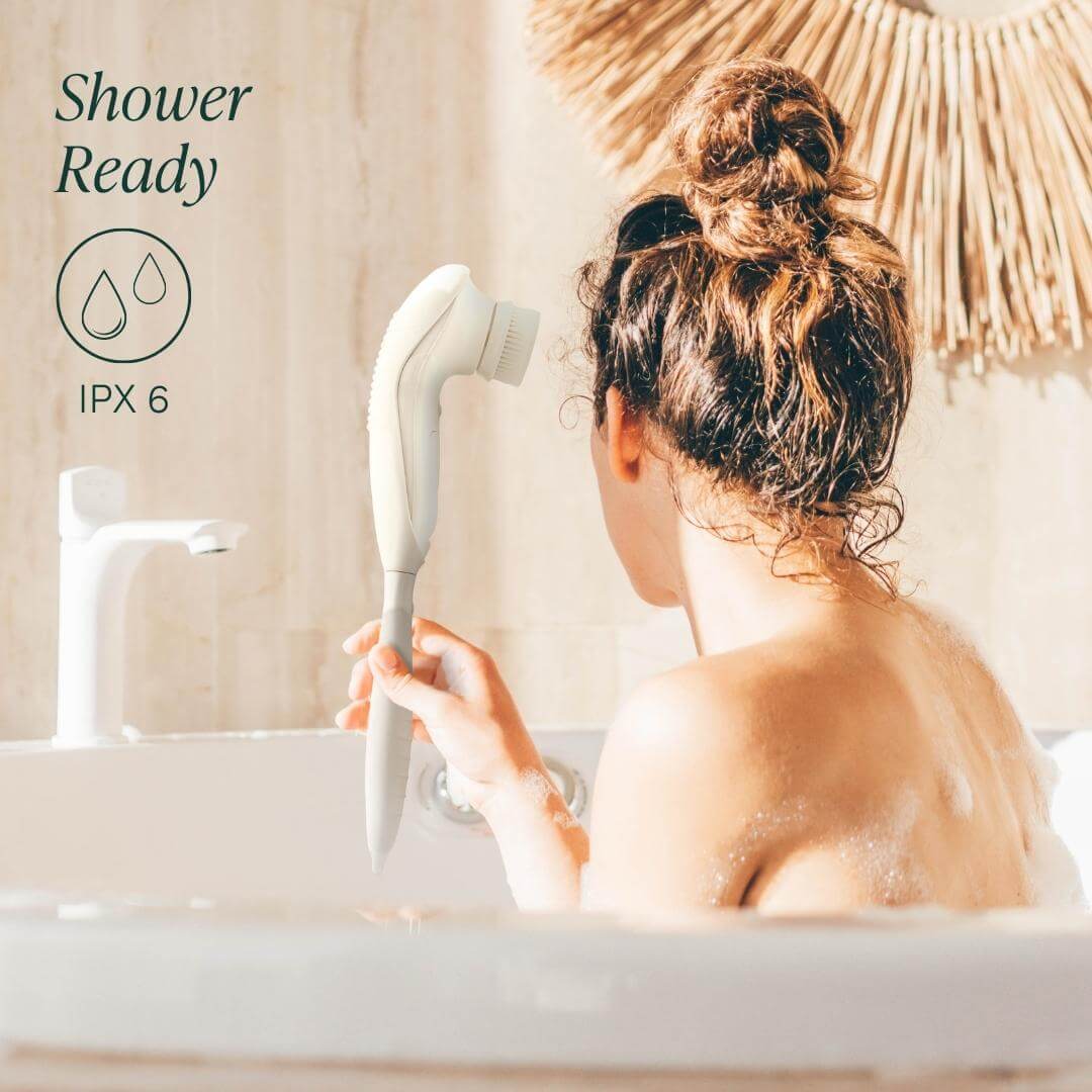 Electric Facial and Body Cleansing Brush - Waterproof Spa Ritual | Louvrs