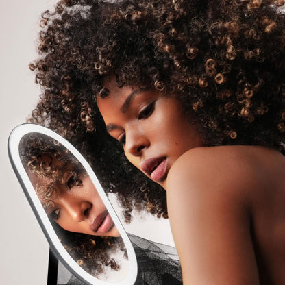 Vera LED Lighted Vanity Makeup Mirror - Flawless Glow Ritual | Louvrs