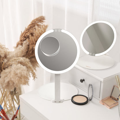 Abigail LED Travel Makeup Mirror - Portable Glow Anywhere | Louvrs