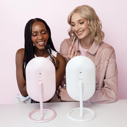 Vera LED Lighted Vanity Makeup Mirror - Flawless Glow Ritual | Louvrs