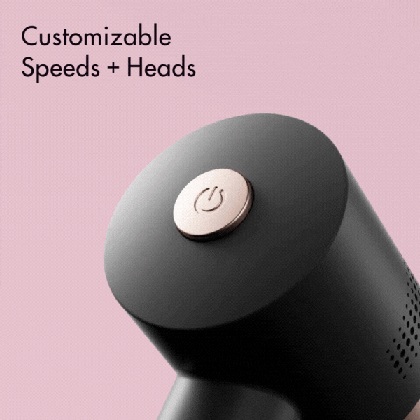 Cali Electric Callus Remover and foot file featuring rose gold power button and customizable speed settings.