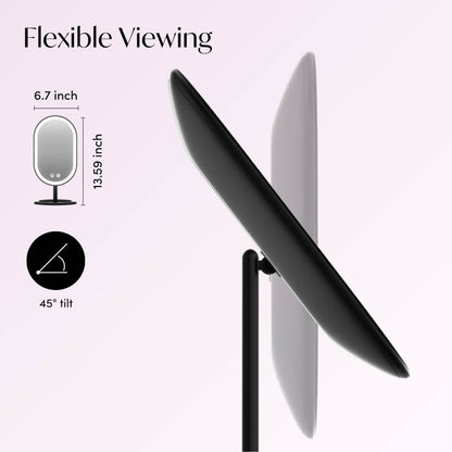LED Makeup Mirror with 10x Magnification - Flawless Glow Ritual | Louvrs